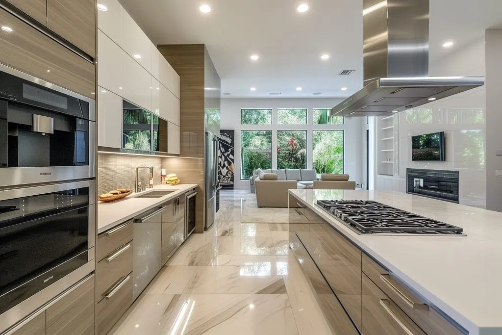 AI-powered cameras in smart kitchen